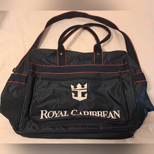 Vintage Royal Caribbean Expandable Roller Luggage Bag